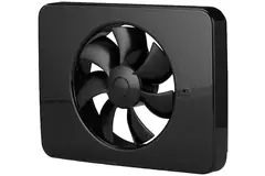 Extractor de baño Vent-Axia Lo-Carbon iQ de diseño plano NEGRO Ø 100 - 125 mm