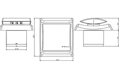 Extractor de baño Itho Daalderop Ø 100 mm- blanco con sensor de humedad BTV-N202 H