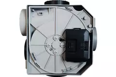 Itho Daalderop CVE-S ECO Optima Inside Paquete de alto rendimiento HP 415 m³/h + sensor de humedad + sensor de CO2 + RFT-N Auto control + 4 válvulas - tapón perilex
