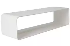 Conector rectangular de plástico 220x55 mm - KS25