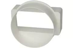Reductor rectangular de plástico Ø 100 mm - 110x55 mm - KSD1