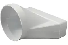 Gradiente plástico rectangular Ø150mm - 220x90mm - KSD29-150