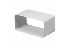 Acoplamiento hembra de plástico cuadrado 110x55 mm mm - KSF