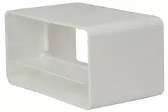 Válvula de no retorno rectangular de plástico 110x55 mm - KV