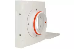 Ergovent válvula de ventilación sin marco empotrable cuadrada 100 mm