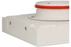 Ergovent válvula de ventilación sin marco empotrable cuadrada 100 mm