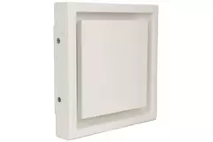 Ergovent válvula de ventilación sin marco empotrable cuadrada 100 mm