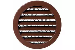 Rejilla de aluminio Ø100 marrón - MRA100B - RAL8016