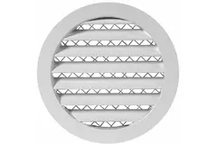 Rejilla de aluminio Ø100 blanco - MRA100W - RAL9016