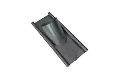 Teja perforada de plomo termoducto diámetro 160 mm - 45º