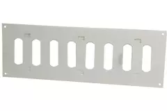 Rejilla metálica rectangular ajustable 300x100 blanco - MR3010R - RAL9016