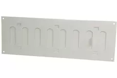Rejilla metálica rectangular ajustable 300x100 blanco - MR3010R - RAL9016