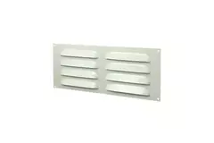 Ranura metálica rectangular 260x105 blanco - MR26105