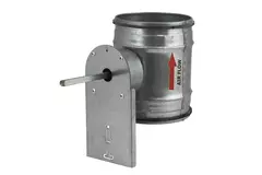 Compuerta de regulación controlada por motor Ø 315 mm para tubos helicoidales
