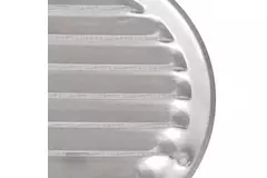 Rejilla metálica de ventilación redonda Ø 200mm zinc - MR200ZN
