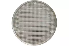 Rejilla metálica de ventilación redonda 100 mm acero inox. - MR100i