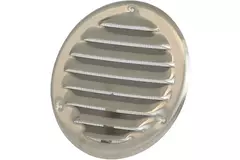 Rejilla metálica de ventilación redonda 100 mm acero inox. - MR100i