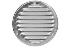 Rejilla de ventilación metálica redonda Ø 160 mm aluminio - MR160Al