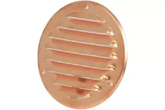 Rejilla metálica de ventilación redonda Ø 160 mm cobre - MR160Cu
