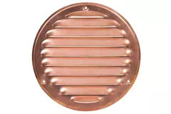 Rejilla metálica de ventilación redonda Ø 125 mm cobre - MR125Cu