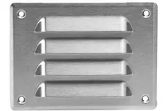 Rejilla de ventilación metálica cuadrada 140x105 mm acero inox. - MR14105i