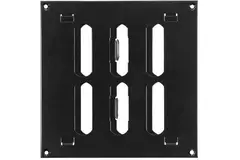 Rejilla metálica ajustable 150x150 negro - MR1515RM - RAL9005