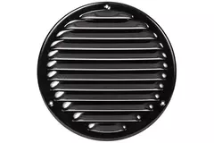 Rejilla de ventilación metálica redonda Ø 160 mm negro - MR160M - RAL9005