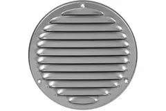 Rejilla de ventilación metálica redonda Ø 160 mm gris - MR160P - RAL9006