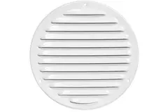 Rejilla metálica de ventilación redonda Ø 160 mm blanco - MR160 - RAL9016