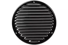 Rejilla de ventilación metálica redonda Ø 200 mm negro - MR200M - RAL9005