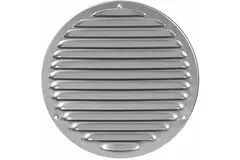 Rejilla de ventilación metálica redonda Ø 200 mm gris - MR200P - RAL9006