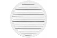 Rejilla metálica de ventilación redonda Ø 200 mm blanco - MR200 - RAL9016