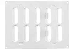 Rejilla metálica ajustable 200x150 blanco - MR2015R - RAL9016