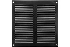 Rejilla metálica 200x200 mm negro - MR2020M - RAL9005