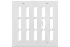 Rejilla metálica ajustable 200x200 mm blanco - MR2020R - RAL9016