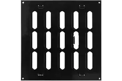 Rejilla metálica ajustable 200x200 negro - MR2020RM - RAL9005