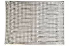 Rejilla de ventilación metálica cuadrada 260x190 mm acero inox. - MR2619i