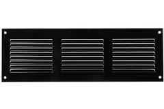 Rejilla metálica 300x100mm negra - MR3010M - RAL9005