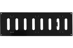 Rejilla metálica ajustable 300x100 negro - MR3010RM - RAL9005