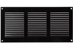 Rejilla metálica 300x150 mm negro - MR3015M - RAL9005