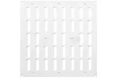 Rejilla metálica ajustable 300x300 blanco - MR3030R - RAL9016
