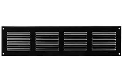 Rejilla metálica 400x100 mm negro - MR4010M - RAL9005