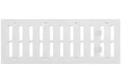 Rejilla metálica ajustable 400x150 mm blanco - MR4015R - RAL9016