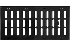 Rejilla metálica ajustable 400x200 negro - MR4020RM - RAL9005