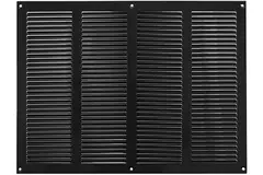 Rejilla metálica 400x300 mm negro - MR4030M - RAL9005