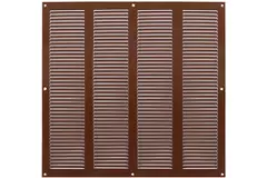 Rejilla metálica 400x400mm marrón - MR4040B