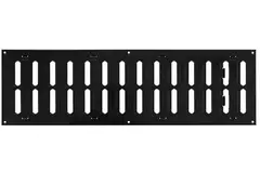 Rejilla metálica ajustable 500x150 negro - MR5015RM - RAL9005