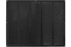 Rejilla metálica 500x400mm negro - MR5040M - RAL9005
