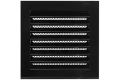 Rejilla metálica industrial 200x200 mm negro - MRF2020M