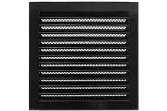 Rejilla metálica industrial 300x300 mm negro - MRF3030M